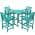Aruba Blue-5PCs color or pattern variation