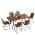 Brown color or pattern variation