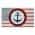 Nautical Flag With Anchor color or pattern variation
