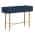 41.7 in. Blue Modern Wood Rectangular End Table With Metal Stand
