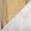 White Faux Marble, Black Wood and Gold Metal color or pattern variation