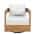 Teak Finish&Beige color or pattern variation