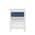 White and Navy color or pattern variation