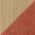 Orange Fabric & Gold Metal color or pattern variation