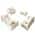 Beige+White color or pattern variation