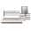 White and Metallic Gray - Queen color or pattern variation