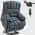 40 in. W Blue Chenille Power Lift Recliner Chair