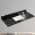Bright Black Finish with a hint of White Veining color or pattern variation