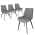 Set of 4 Gray Chairs
