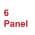 6 Panel color or pattern variation
