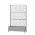 72 in. H x 47 in. W Gray color or pattern variation