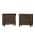 Dark brown/set of 2 color or pattern variation