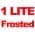 1 LITE FROSTED color or pattern variation