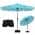 Turquoise-10 ft. color or pattern variation