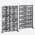 6 ft. x 4 ft. Set of 2.-Black color or pattern variation