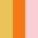 Butter Yellow, Orange and Soft Pink