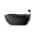 Obsidian Black (Black) with Magnetic Headrest color or pattern variation
