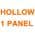 1 H PANEL color or pattern variation