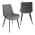 Set of 2 Gray Chairs