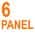 6 Paneled color or pattern variation