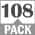 108 color or pattern variation