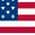 American Flag color or pattern variation
