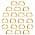 Gold color or pattern variation