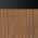 Toasted Walnut with Matte Black Trim color or pattern variation