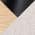 Cream Fabric, Natural Wood, and Black Metal color or pattern variation