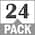 24 color or pattern variation