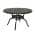 Outdoor Patio Round 47-In Cast Aluminum Dining Classic Pattern Table in Bronze with Umbrella Hole color or pattern variation