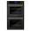 Black Stainless with Champagne Bronze Handles