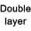 White-Double Layer color or pattern variation