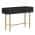 41.7 in. Black Modern Wood Rectangular End Table With Metal Stand