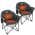 Heated Camping Chair-Black (2-Pack)