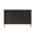 Freestanding Storage Cabinet Black 6 Drawer Accent Cabinet