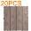 Emboss 4L Coffee-20 PCS color or pattern variation