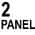 2 Panel color or pattern variation