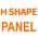 H Shape color or pattern variation
