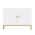 Freestanding Storage Cabinet 2-Door Accent Cabinet in White
