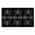 Symmetrical Spirals On Black color or pattern variation
