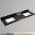 Bright Black Finish with a hint of White Veining color or pattern variation