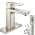 Brushed Nickel Drain Kit Included color or pattern variation