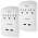 3 Outlet - 2 USB - White - 2 Pack