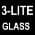 3-LITE GLASS Black color or pattern variation