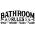 Bathroom Sticker color or pattern variation