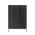 Freestanding Storage Cabinet Black 5 Drawer Accent Cabinet
