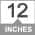 12" color or pattern variation