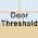 with Door Threshold color or pattern variation