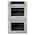 DuraSnow® Stainless Steel with Champagne Bronze Handles